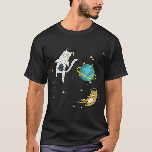 宇宙子猫 Tシャツ (正面)