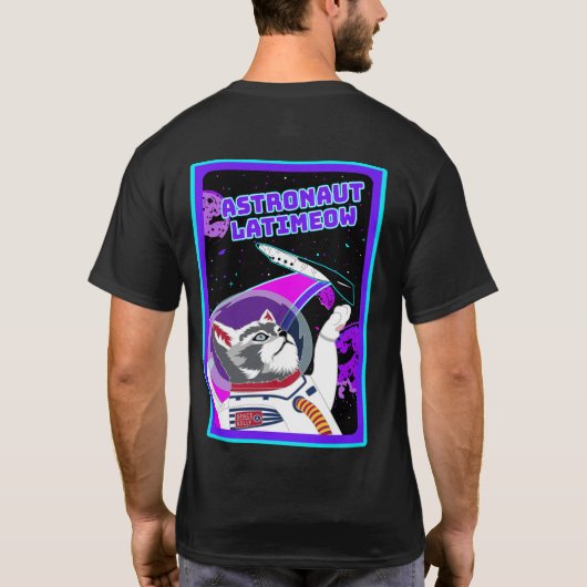 宇宙子猫 Tシャツ (裏面)