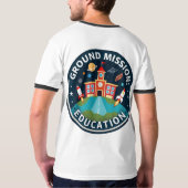 宇宙学のTシャツ Tシャツ (裏面)