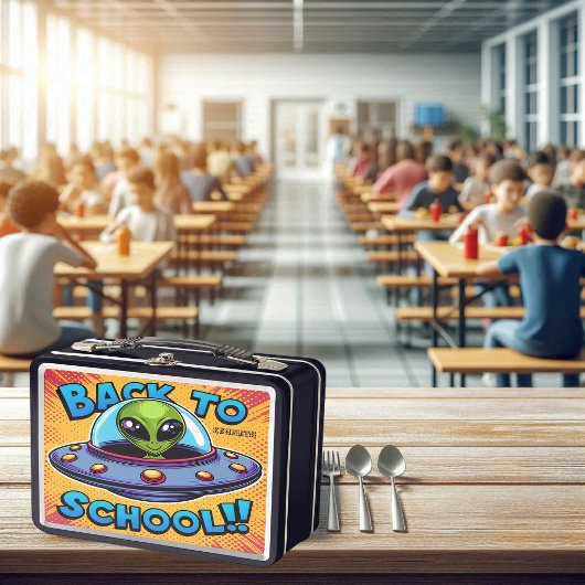 宇宙学校開始 メタルランチボックス