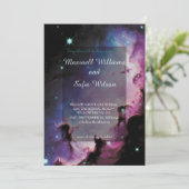 宇宙宇宙パープル銀河系結婚ズ・イン 招待状 (スタンド正面)