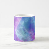 宇宙宇宙ヘイズ描写抽象芸術 コーヒーマグカップ (中央)