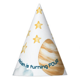 宇宙宇宙子供の誕生日 | ロケット&スター –  パーティーハット