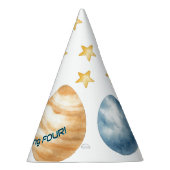 宇宙宇宙子供の誕生日 | ロケット&スター – パーティーハット (右)