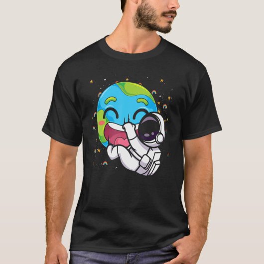 宇宙宇宙宇宙宇宙宇宙宇宙天文学プラン Tシャツ (正面)