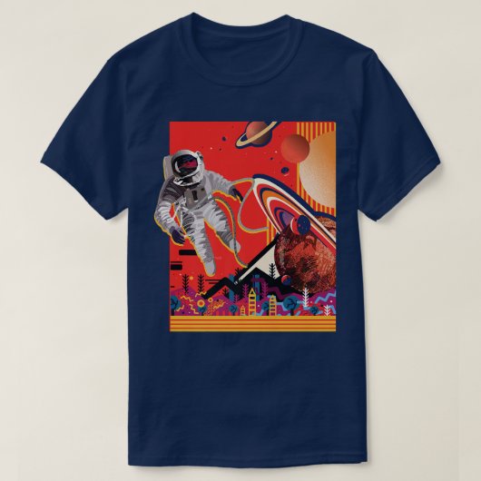 宇宙宇宙宇宙惑星 Tシャツ (デザイン正面)
