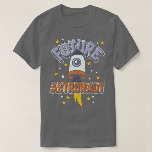 宇宙宇宙宇宙科学ロケット未来アストローナ Tシャツ (デザイン正面)