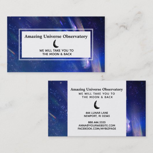 *~*宇宙宇宙小惑星コスモス 名刺 (正面/裏面)