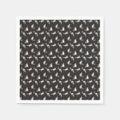 宇宙宇宙猫と星模様 スタンダードカクテルナプキン (正面)