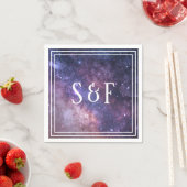 宇宙宇宙銀河系結婚紙 スタンダードカクテルナプキン (インサイチュ)
