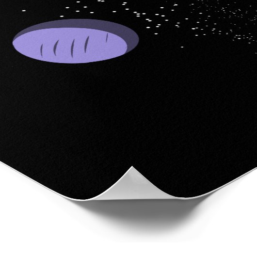 宇宙宇宙飛行士が魔法のユニコーン宇宙に乗って ポスター (角)