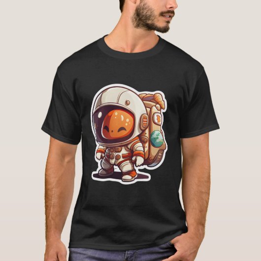 宇宙宇宙飛行士による惑星探査宇宙科学 Tシャツ (正面)