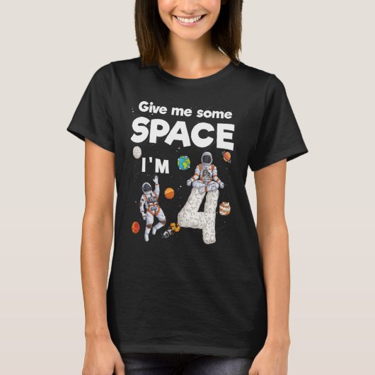 宇宙宇宙飛行士の惑星4年前の4th Bi Tシャツ (正面)