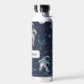 宇宙宇宙飛行士の星と惑星カスタム子供たち ウォーターボトル (左面)