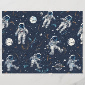 宇宙宇宙飛行士の星と惑星キッズタイムテーブル (裏面)