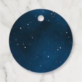 宇宙宇宙飛行士の最初の誕生日パーティー フェイバータグ (裏面)