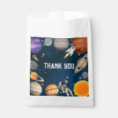 宇宙宇宙飛行士の最初の誕生日パーティー フェイバーバッグ (正面)