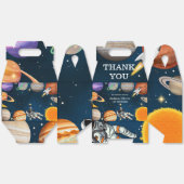 宇宙宇宙飛行士の最初の誕生日パーティー フェイバーボックス (見開き)