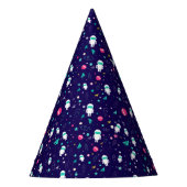 宇宙宇宙飛行士の漫画 パーティーハット (正面)