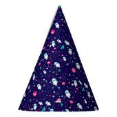 宇宙宇宙飛行士の漫画 パーティーハット (左)