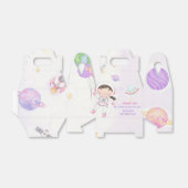 宇宙宇宙飛行士の誕生日パーティーの好意ボックス フェイバーボックス (折り畳みなし)