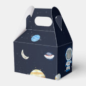 宇宙宇宙飛行士の誕生日パーティーの好意ボックス フェイバーボックス (裏面サイド)