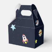 宇宙宇宙飛行士の誕生日パーティーの好意ボックス フェイバーボックス (裏面サイド)