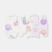 宇宙宇宙飛行士の誕生日パーティーの好意ボックス フェイバーボックス (折り畳みなし)