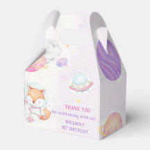 宇宙宇宙飛行士の誕生日パーティーの好意ボックス