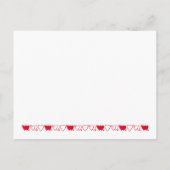 宇宙宇宙飛行士キッズバレンタインデー 案内ポストカード (裏面)