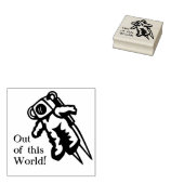 宇宙宇宙飛行士グレード学校先生Aプラス ラバースタンプ (押印)