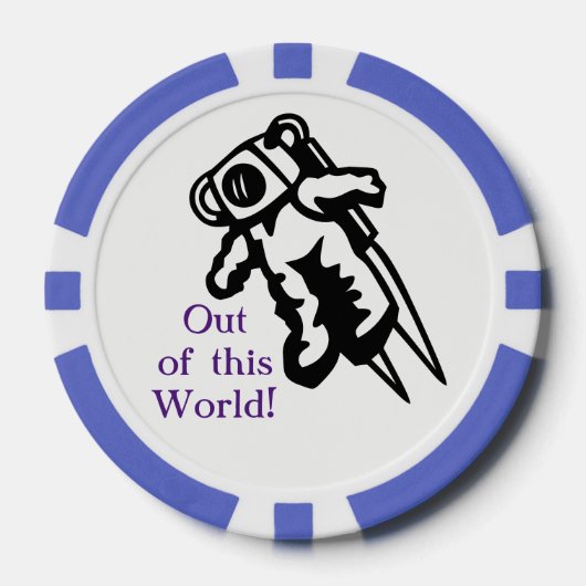 宇宙宇宙飛行士ゴルフスクールゴルフボールマーカー ポーカーチップ (正面)