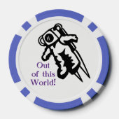 宇宙宇宙飛行士ゴルフスクールゴルフボールマーカー ポーカーチップ (裏面)