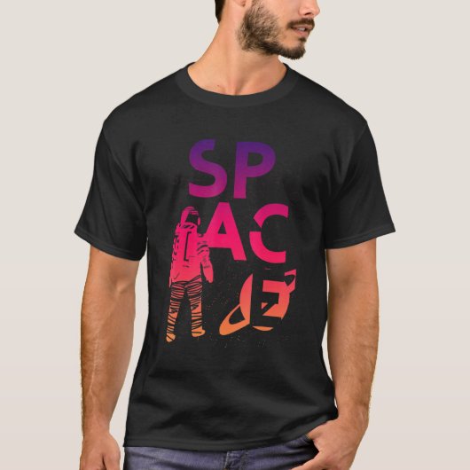 宇宙宇宙飛行士スペースウォーク宇宙飛行士はエイリアン12 Tシャツ (正面)