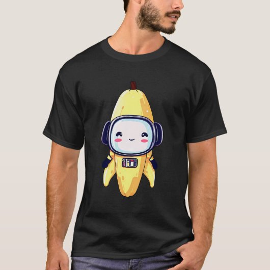 宇宙宇宙飛行士バナナロボット Tシャツ (正面)