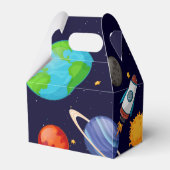 宇宙宇宙飛行士バースデーパーティー フェイバーボックス (裏面サイド)