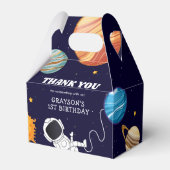 宇宙宇宙飛行士バースデーパーティー フェイバーボックス (正面サイド)