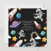 宇宙宇宙飛行士ブラックファースト・バースデーパーティー シーズンカード (裏面)