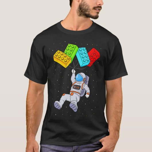 宇宙宇宙飛行士マスタービルダーボーイズ建物 Tシャツ (正面)