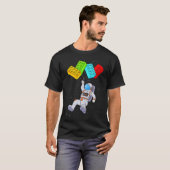 宇宙宇宙飛行士マスタービルダーボーイズ建物 Tシャツ (正面フル)