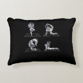 宇宙宇宙飛行士ヨガポーズ アクセントクッション (正面)