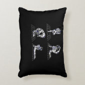 宇宙宇宙飛行士ヨガポーズ アクセントクッション (正面(垂直))