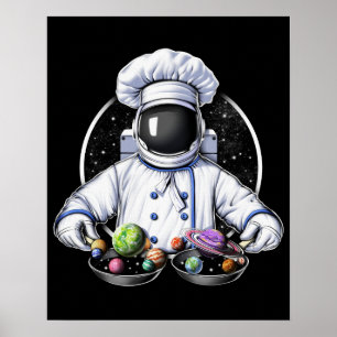 宇宙宇宙飛行士料理 ポスター