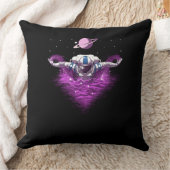 宇宙宇宙飛行士泳ぐ人 クッション (ブランケット)