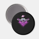 宇宙宇宙飛行士泳ぐ人 マグネット (正面/裏面)