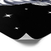 宇宙宇宙飛行士瞑想 ポスター (角)