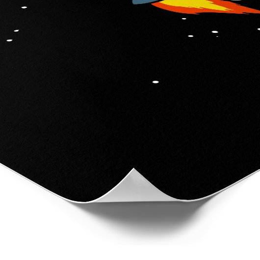 宇宙宇宙飛行士読ブックのおたく宇宙 ポスター (角)