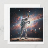 宇宙宇宙飛行士遊野球 招待状 (正面/裏面)