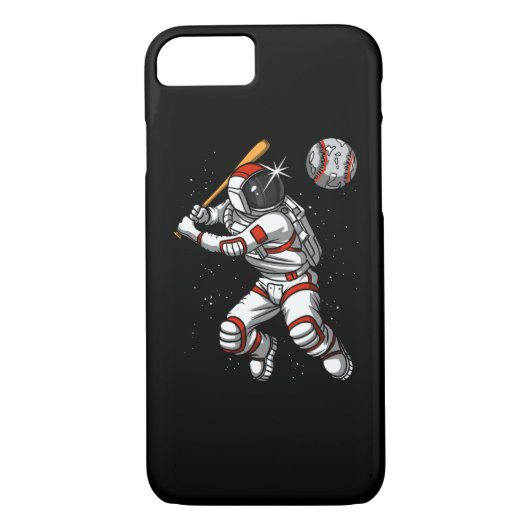 宇宙宇宙飛行士野球選手宇宙惑星 Case-Mate iPhoneケース (裏面)