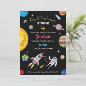 宇宙宇宙飛行士銀河系惑星誕生 招待状 (スタンド正面)